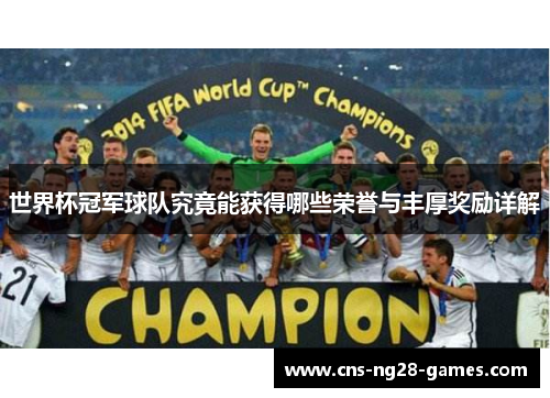 世界杯冠军球队究竟能获得哪些荣誉与丰厚奖励详解